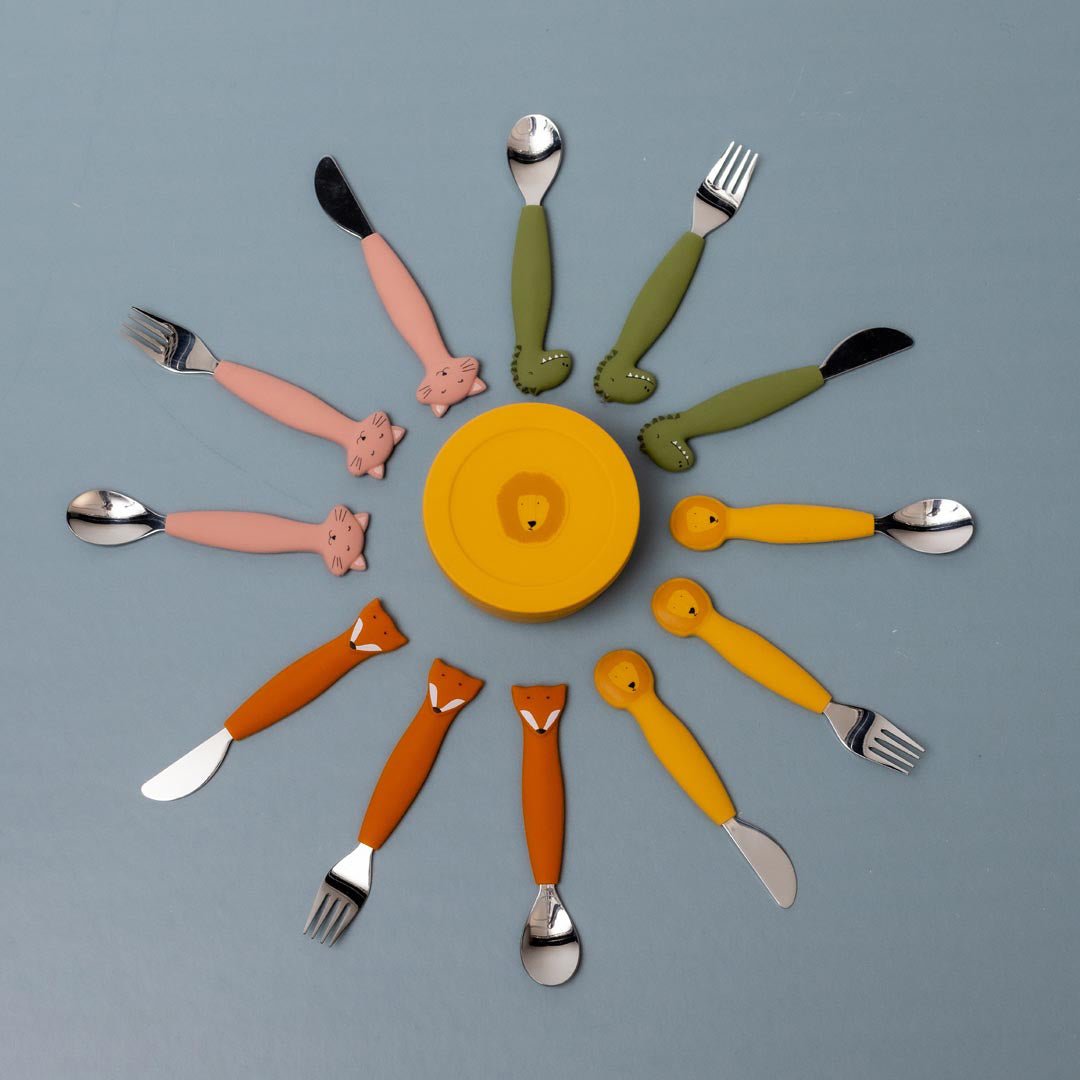 Pack x3 Cucharas infantiles Leon Trixie - Nanetes